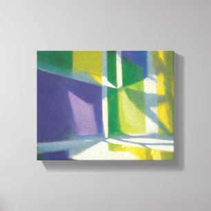 Abstracte kunst canvas afdruk