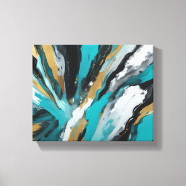 Abstracte kunst canvas afdruk