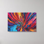 Abstracte kunst canvas afdruk (Voorkant)