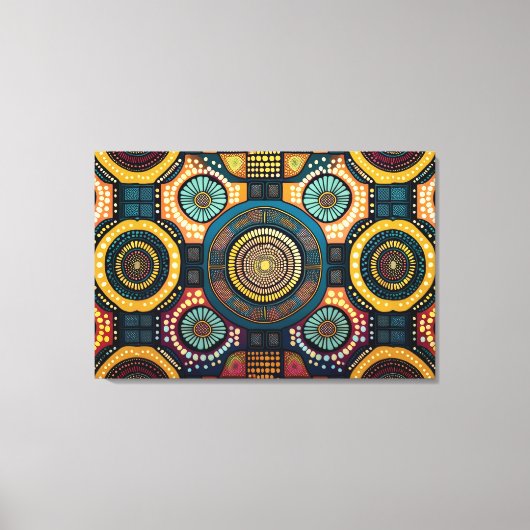 Abstracte kunst canvas afdruk (Voorkant)