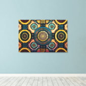 Abstracte kunst canvas afdruk (Insitu (Houten vloer))