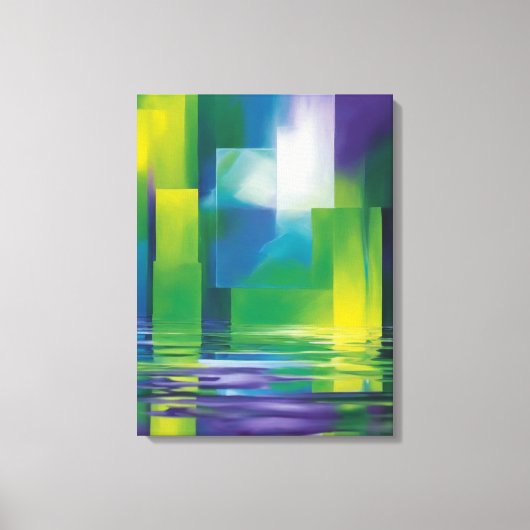 Abstracte kunst canvas afdruk (Voorkant)