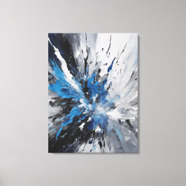 Abstracte kunst canvas afdruk