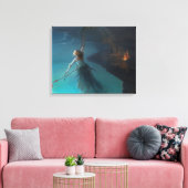 Abstracte kunst canvas afdruk (Insitu (Woonkamer))