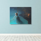 Abstracte kunst canvas afdruk (Insitu (Houten vloer))