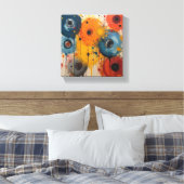 Abstracte kunst canvas afdruk (Insitu (Slaapkamer))