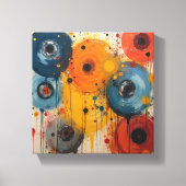 Abstracte kunst canvas afdruk (Voorkant)