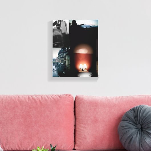 Abstracte kunst canvas afdruk (Insitu (Woonkamer))