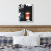 Abstracte kunst canvas afdruk (Insitu (Slaapkamer))