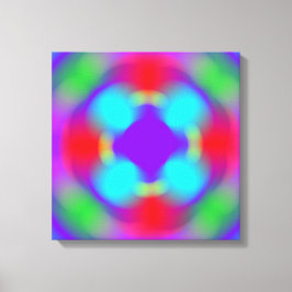 Abstracte kunst canvas afdruk