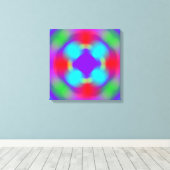 Abstracte kunst canvas afdruk (Insitu (Houten vloer))