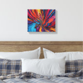 Abstracte kunst canvas afdruk (Insitu (Slaapkamer))