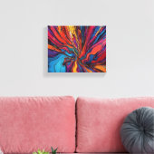 Abstracte kunst canvas afdruk (Insitu (Woonkamer))