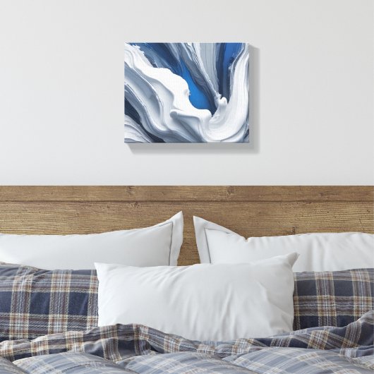 Abstracte kunst canvas afdruk (Insitu (Slaapkamer))