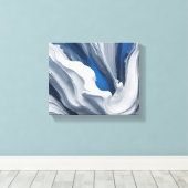 Abstracte kunst canvas afdruk (Insitu (Houten vloer))