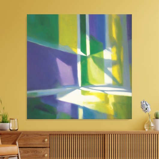 Abstracte kunst canvas afdruk (Insitu (Woonkamer))