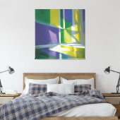 Abstracte kunst canvas afdruk (Insitu (Slaapkamer))