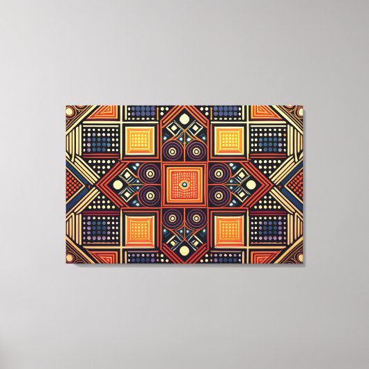 Abstracte kunst canvas print (Voorkant)