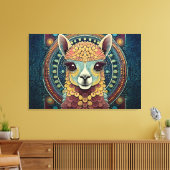 Abstracte kunst canvas print (Insitu (Woonkamer))