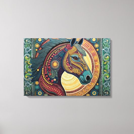 Abstracte kunst canvas print (Voorkant)