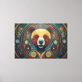 Abstracte kunst canvas print