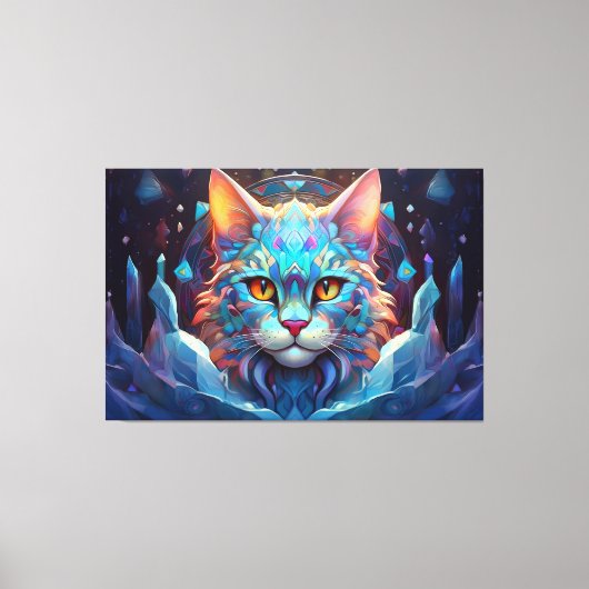 Abstracte kunst canvas print (Voorkant)