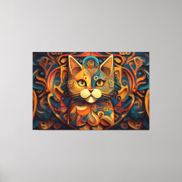 Abstracte kunst canvas print