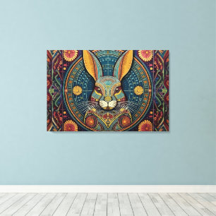 Abstracte kunst canvas print