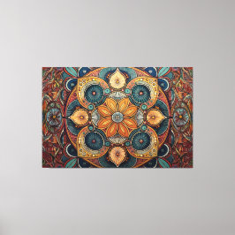 Abstracte kunst canvas print