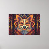 Abstracte kunst canvas print (Voorkant)