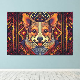 Abstracte kunst canvas print