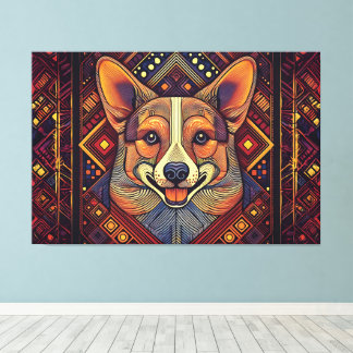 Abstracte kunst canvas print