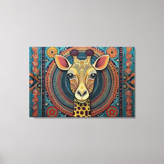 Abstracte kunst canvas print (Voorkant)