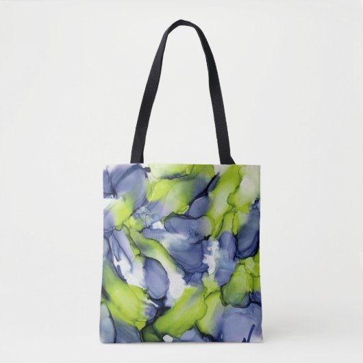 Abstracte kunst Canvas tas, Medium Tote Bag (Voorkant)