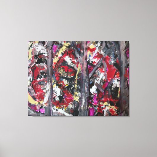 Abstracte Kunst Canvasprint Canvas Afdruk (Voorkant)