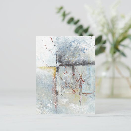 Abstracte kunst - Celesfina Briefkaart (Staand voorkant)