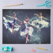 Abstracte Kunst Collage Ballet Dansers Decoupage Tissuepapier (Craft)