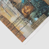 Abstracte Kunst Collage Decoupage Tissuepapier (Detail)