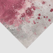 Abstracte kunst College Distressed Bloemen Decoupa Tissuepapier (Detail)