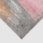 Abstracte kunst College Distressed Bloemen Decoupa Tissuepapier (Detail)