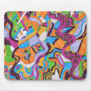 abstracte kunst "Colorscape" Muismat