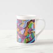 abstracte kunst "Colorscape" Porselein Kop (Rechts)