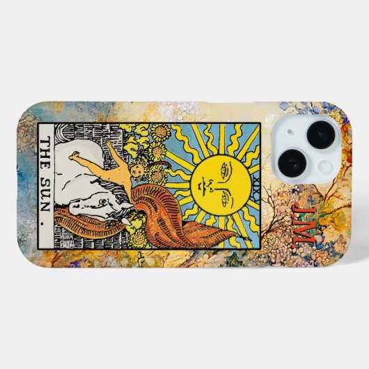 Abstracte Kunst Custom Tarot Kaart Spiritueel Case-Mate iPhone Case (Achterkant (horizontaal))