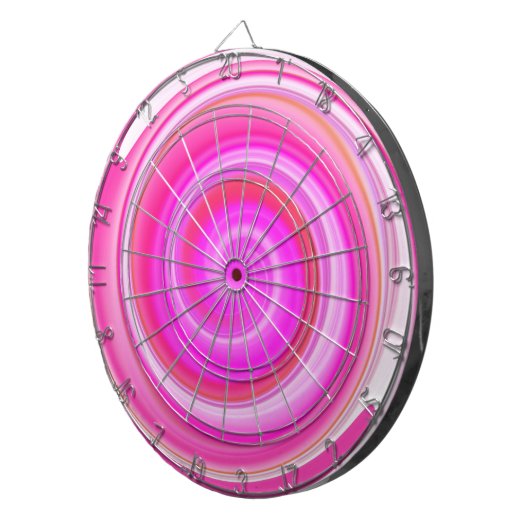 Abstracte kunst dartbord (Voorkant Rechts)