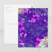 Abstracte Kunst: de Creatieve Geest Briefkaart (Voorkant / Achterkant)