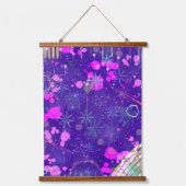Abstracte Kunst: de Creatieve Geest Hangend Wandkleed (Voorkant)
