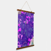 Abstracte Kunst: de Creatieve Geest Hangend Wandkleed (Gebogen)