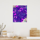 Abstracte Kunst: de Creatieve Geest Poster (Keuken)