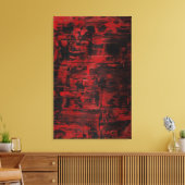 Abstracte Kunst: De Doorgesneden Navelstreng Canvas Afdruk (Insitu (Woonkamer))