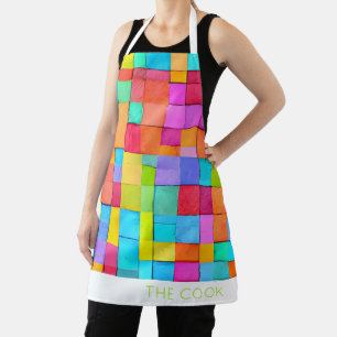 Abstracte kunst DE KOK Moderne kleurrijke keuken Schort